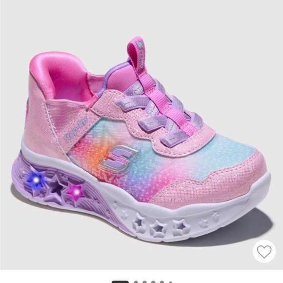 Skechers Kids' Pink and Purple Star light 🌟 up Sneakers size 10T - Picture 1 of 5